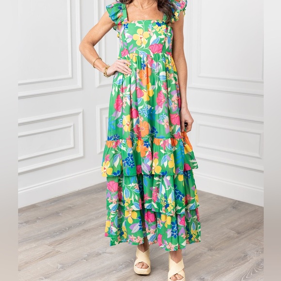 Flying Tomato Dresses & Skirts - Flying Tomato Cher Dress Summer Tiered Ruffles